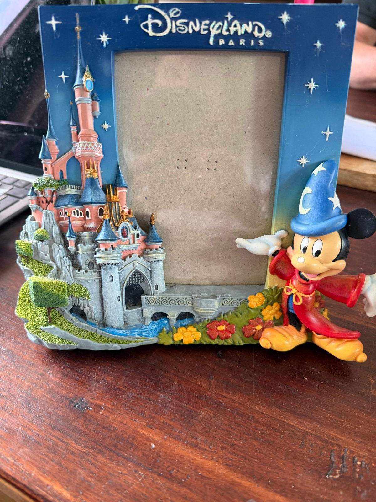 Disney Disneyland Parijs Fotolijst Mickey Mouse Kasteel, Ophalen of Verzenden, Mickey Mouse, Zo goed als nieuw, Overige typen