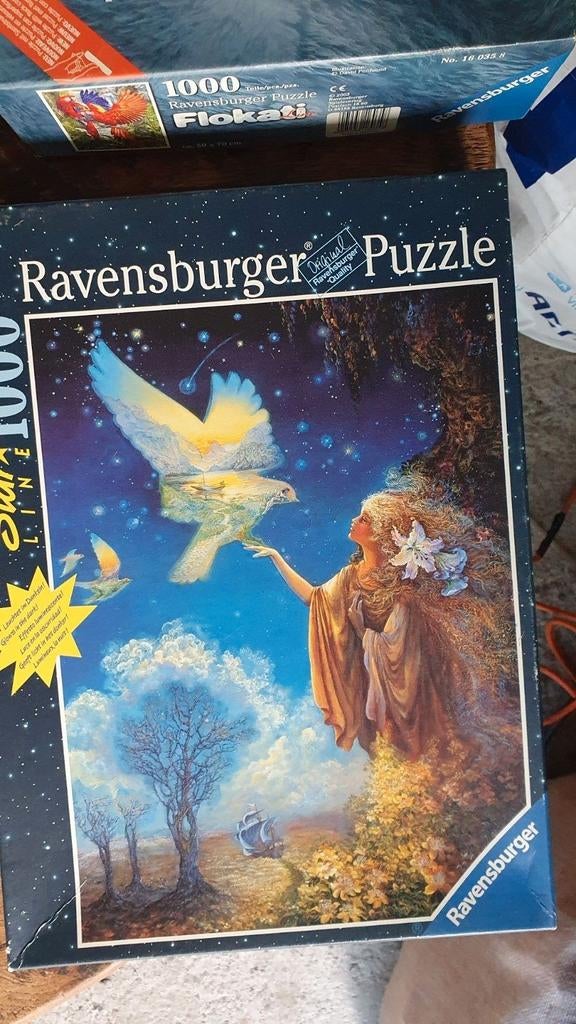 Ravensburger Legpuzzel 1000 stukjes - Glow in the Dark, Hobby en Vrije tijd, Denksport en Puzzels, Ophalen of Verzenden, 500 t/m 1500 stukjes