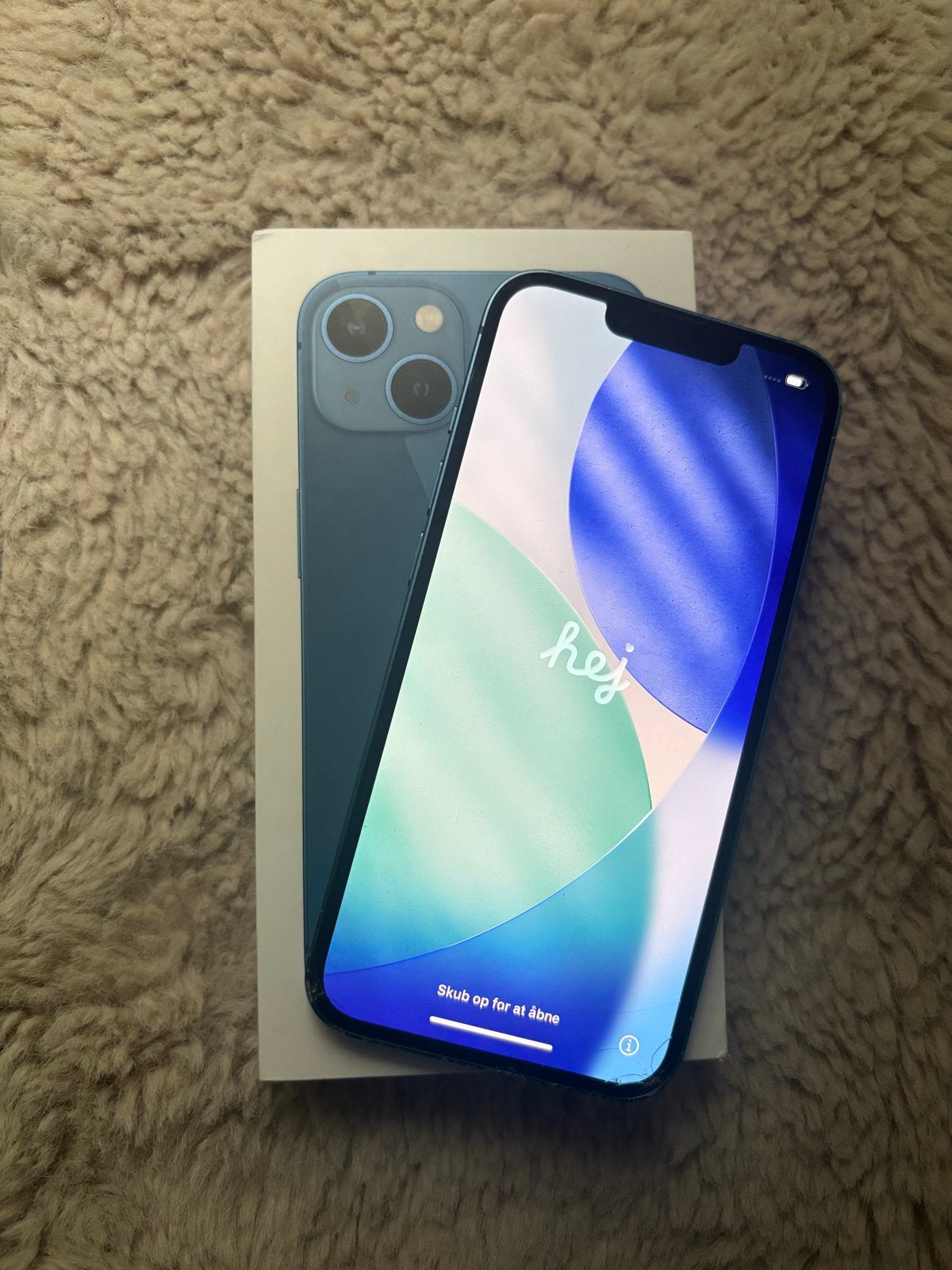 iPhone 13- Goede staat, Ophalen of Verzenden, Gebruikt, Blauw, IPhone 13 mini