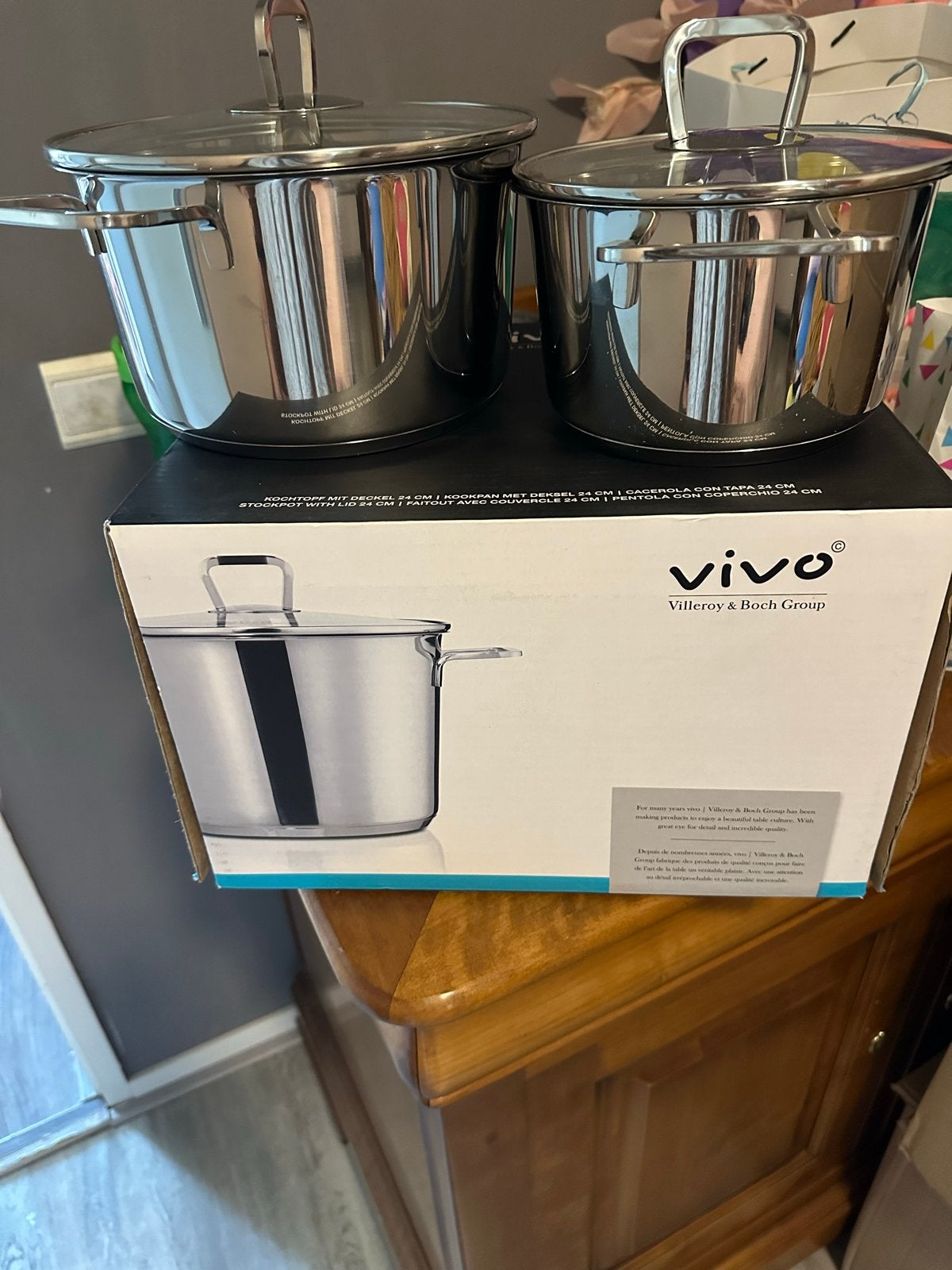 Vivo Villeroy & Boch Group Kookpannen (3 stuks), Nieuw, Ophalen of Verzenden, Rvs, Kookpan