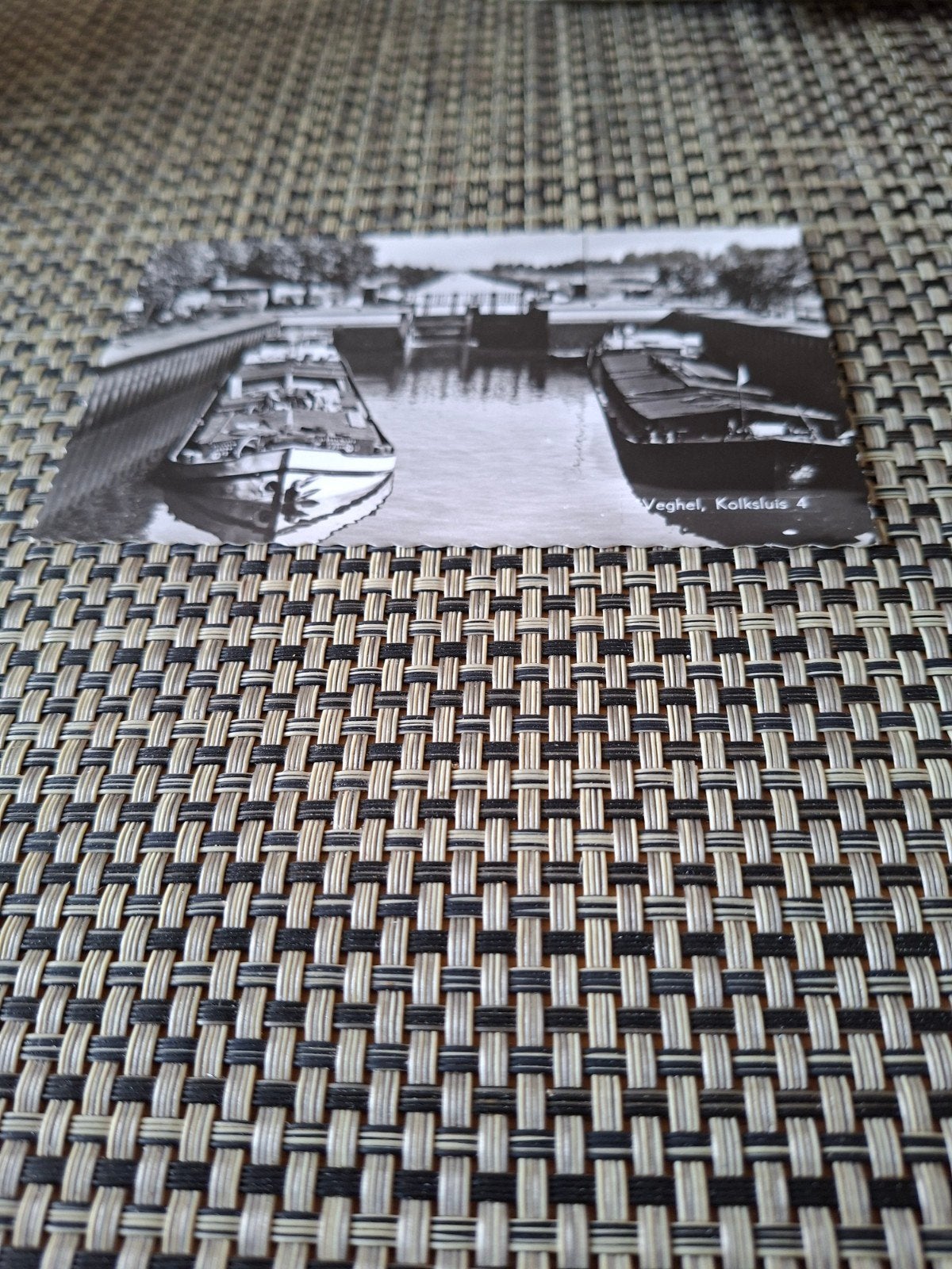 Veghel, Kolksluis 4  binnenvaart, Ophalen of Verzenden, 1940 tot 1960, Ongelopen, Noord-Brabant