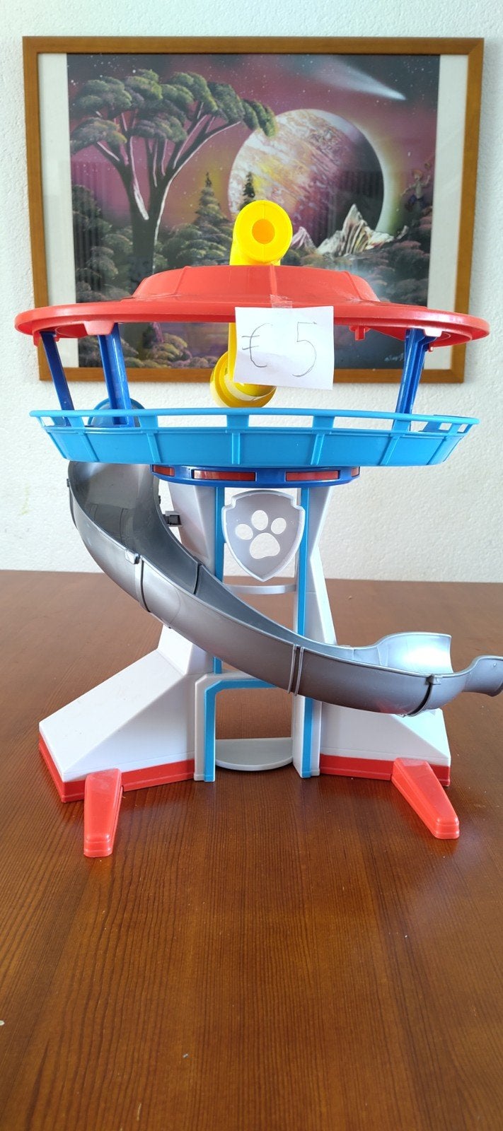 Paw patrol uitkijktoren, Ophalen