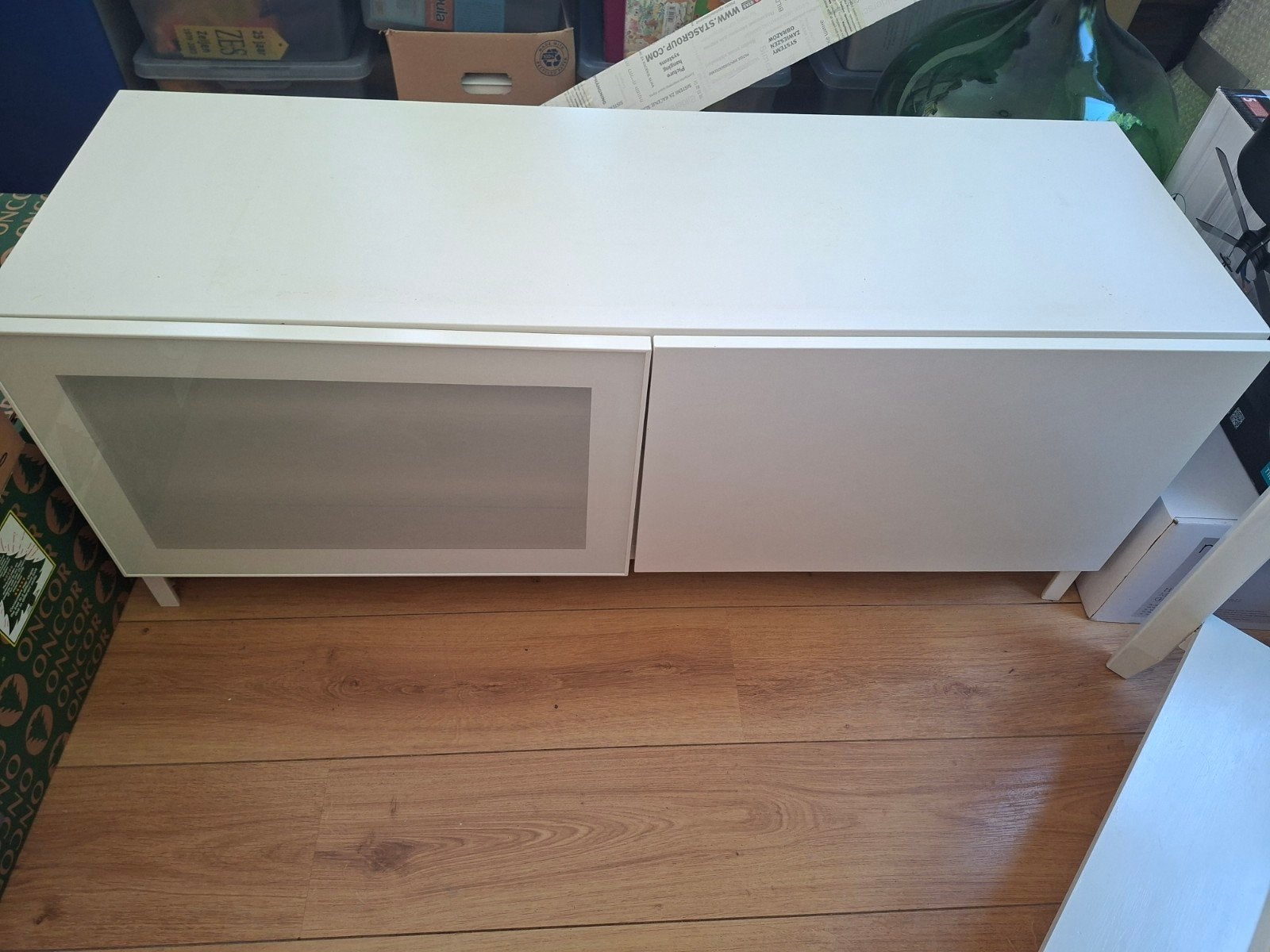 TV meubel - Ikea bestå, Ophalen, Gebruikt, 100 tot 150 cm, Minder dan 100 cm