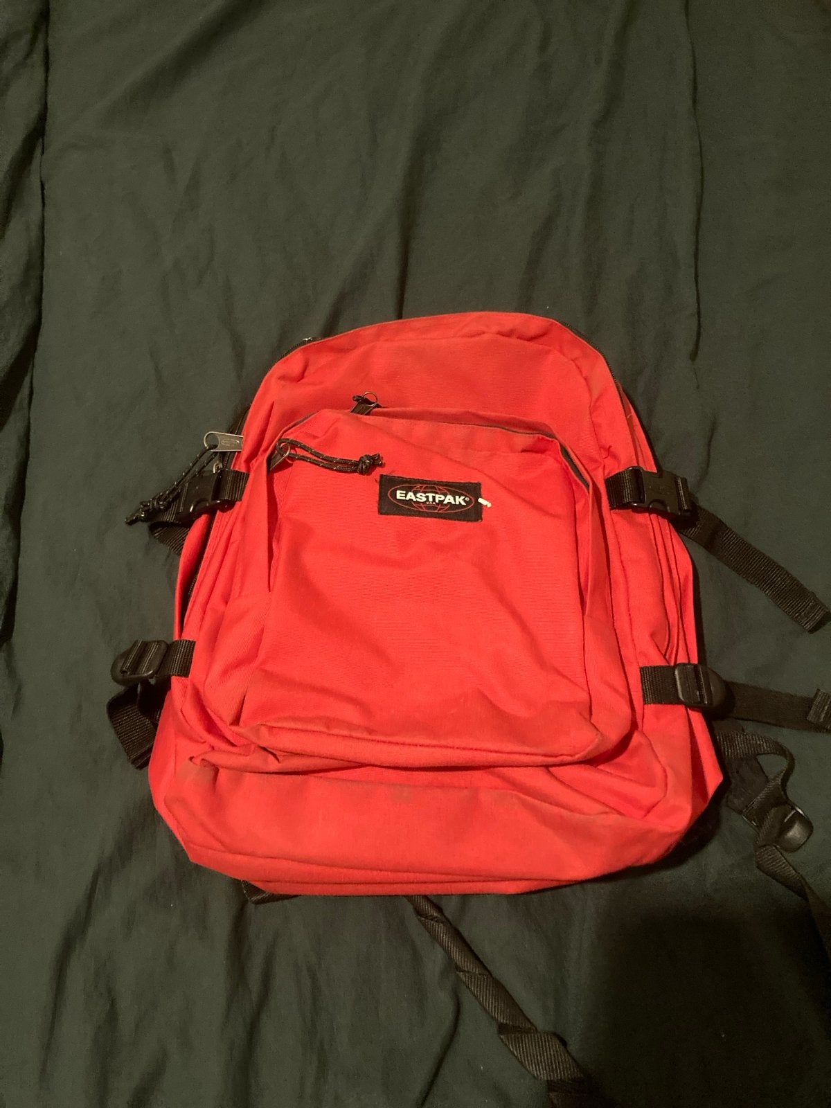 Eastpak Rugzak Rood - Gebruikt, maar in goede staat, Ophalen of Verzenden, Gebruikt, 25 tot 40 cm, Eastpak