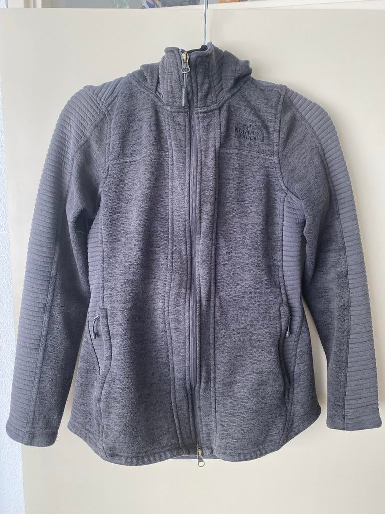 The North Face Sweatshirt Jasje Grijs/Antraciet Maat XS, Ophalen of Verzenden, Gedragen, Maat 46 (S) of kleiner, Grijs