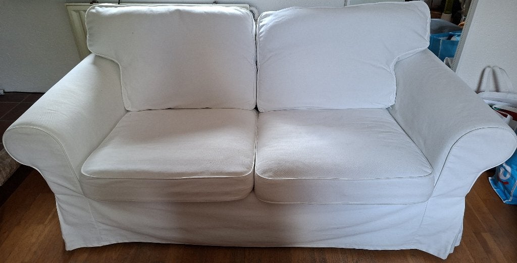 EKTORP 2-zitsbank (IKEA), Huis en Inrichting, Ophalen, Gebruikt, Tweepersoons, 75 tot 100 cm