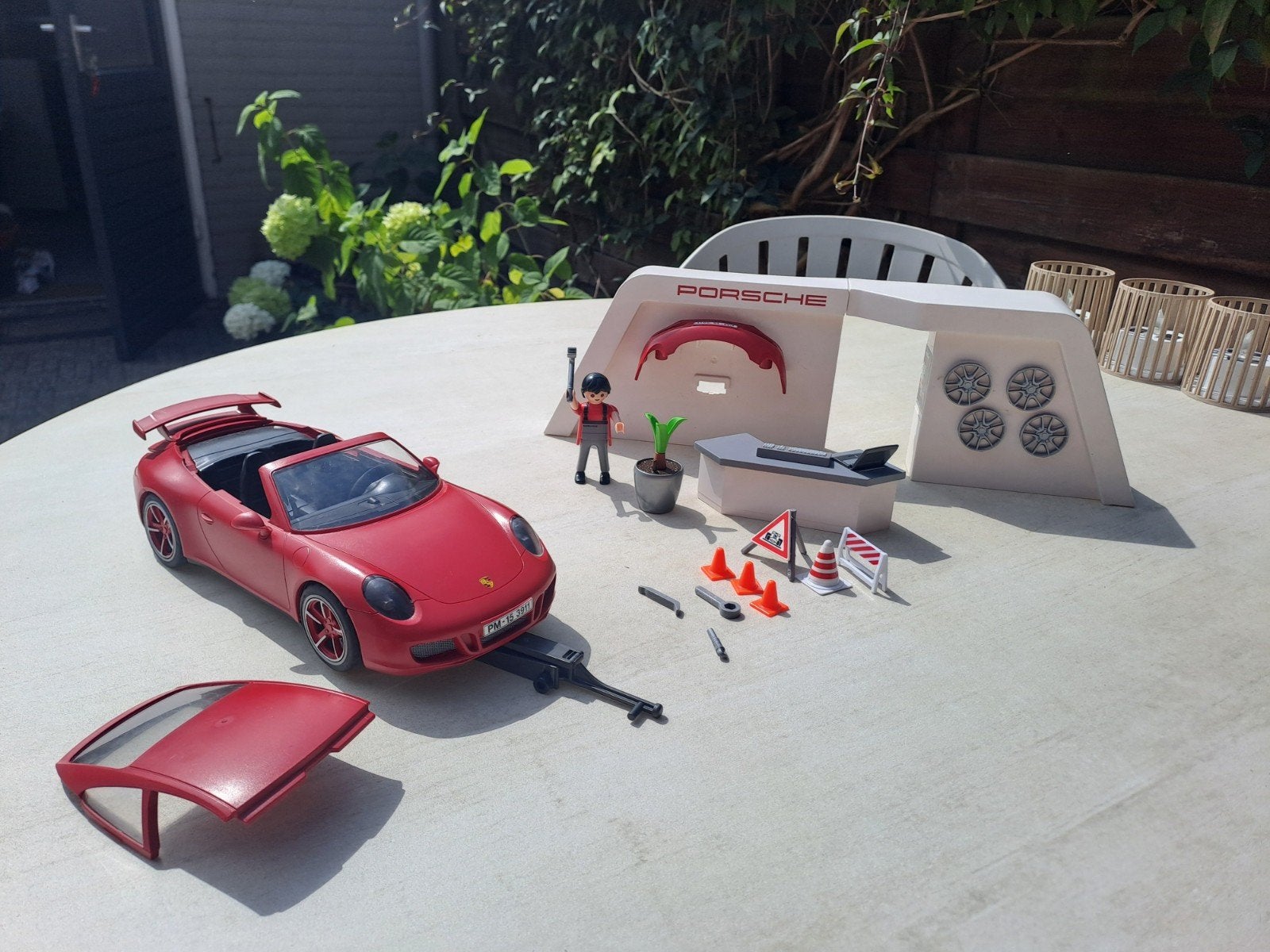 Playmobil Porsche, Ophalen, Gebruikt