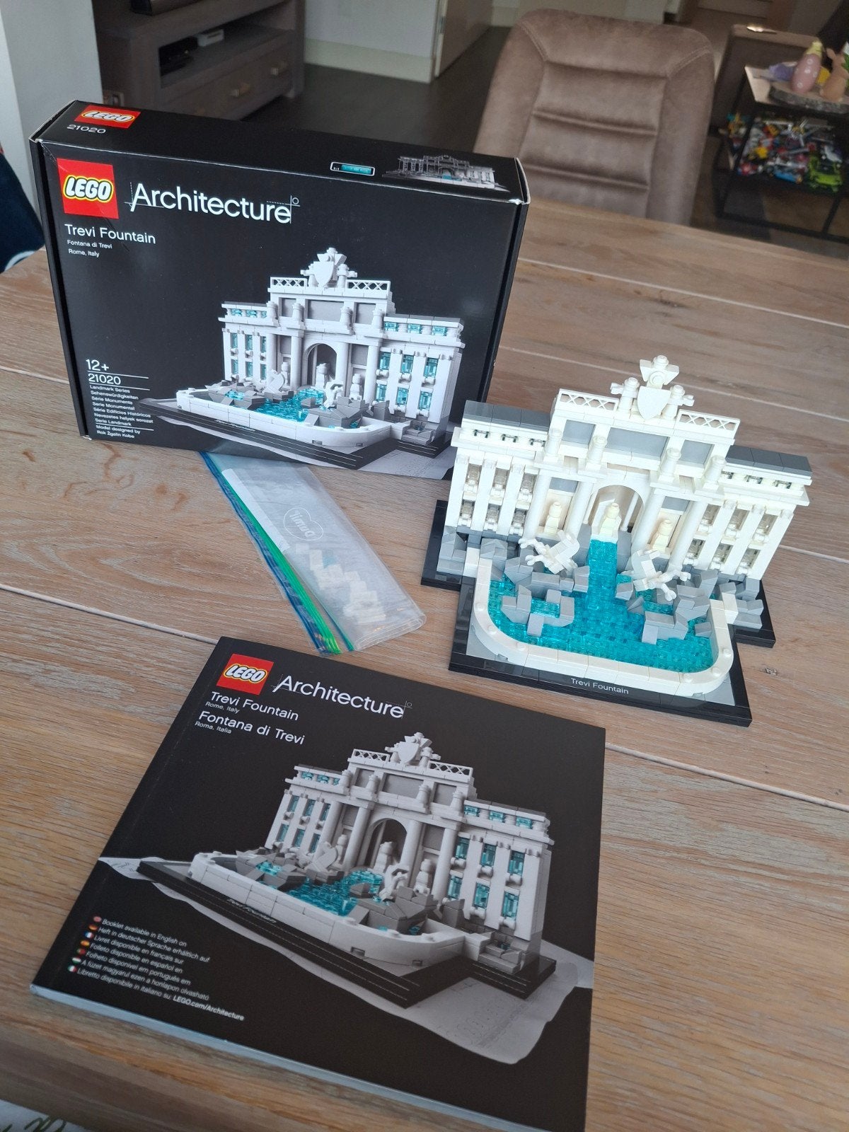 Lego Architecture 21020 Trevi Fountain, Lego, Architecture, Ophalen of Verzenden, Zo goed als nieuw