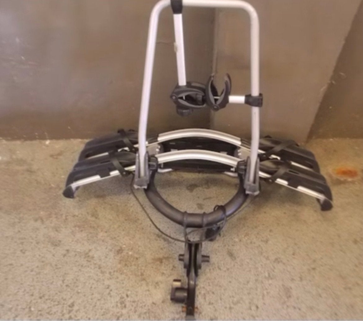 Fietsendrager Thule, Ophalen, 2 fietsen, Zo goed als nieuw, Trekhaakdrager