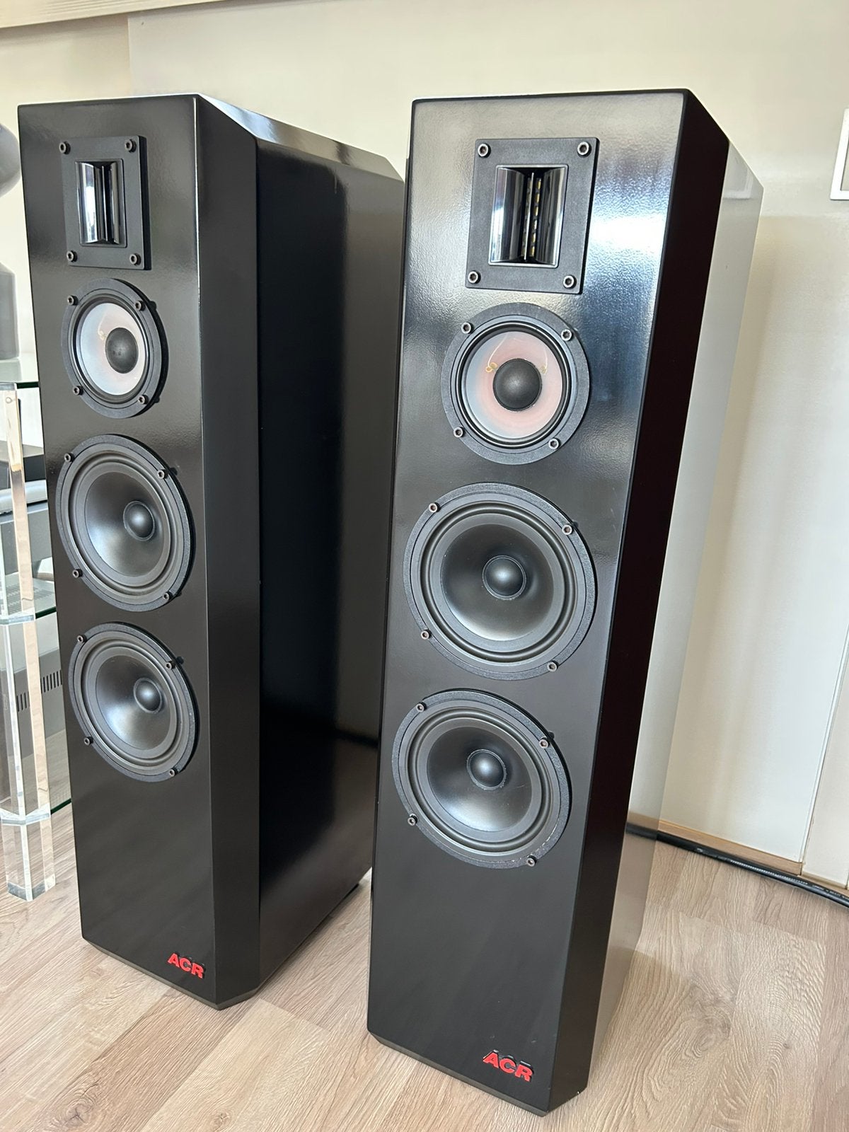 ACR RP100 hoogglans zwart – High End klassiekers!, Audio, Tv en Foto, Luidsprekers, Vloerstaande luidspreker, Gebruikt, Basreflex