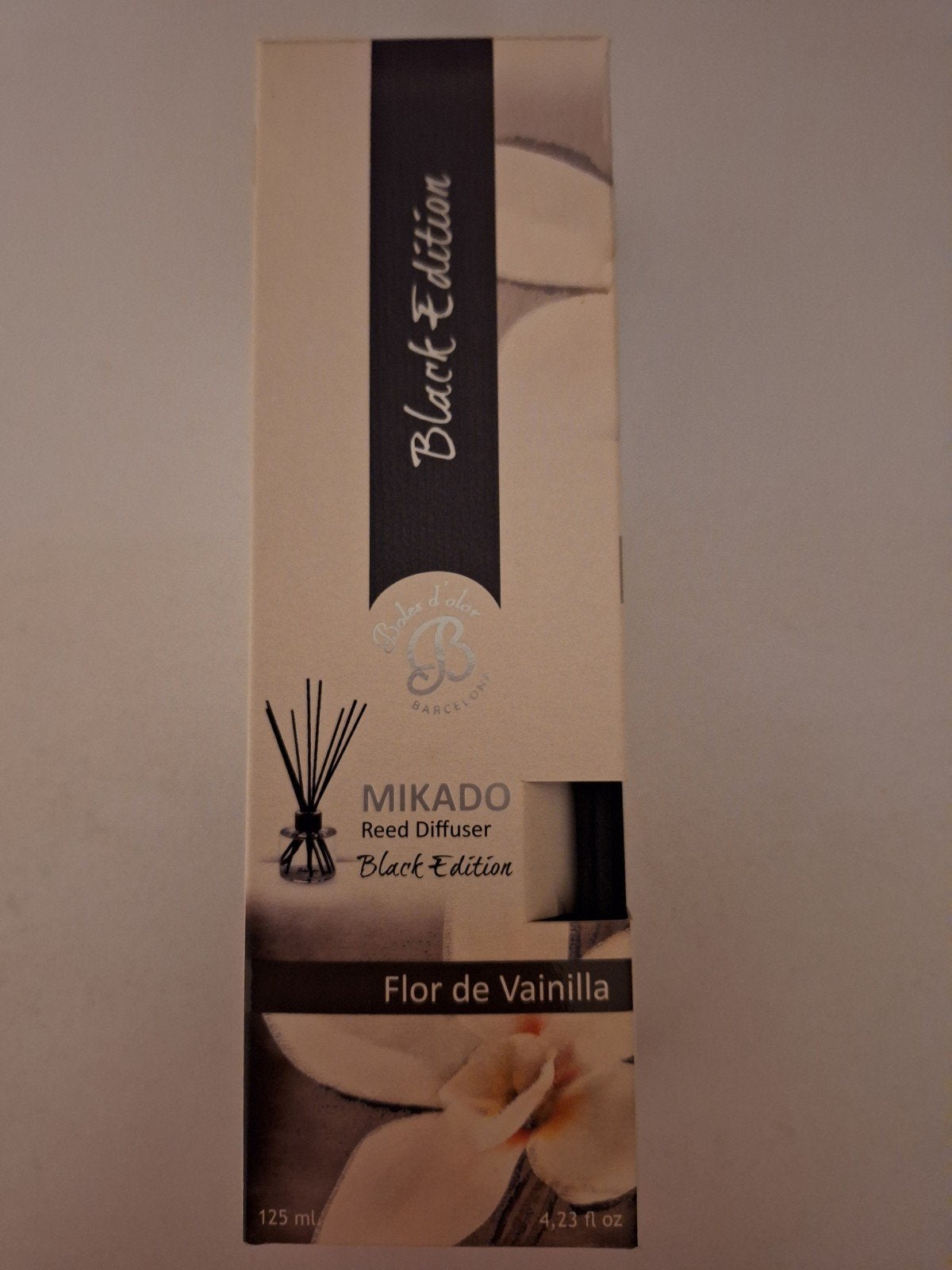 Mikado geurstokjes Black Edition - Flor de Vainilla, Ophalen, Zwart, Nieuw, Modern