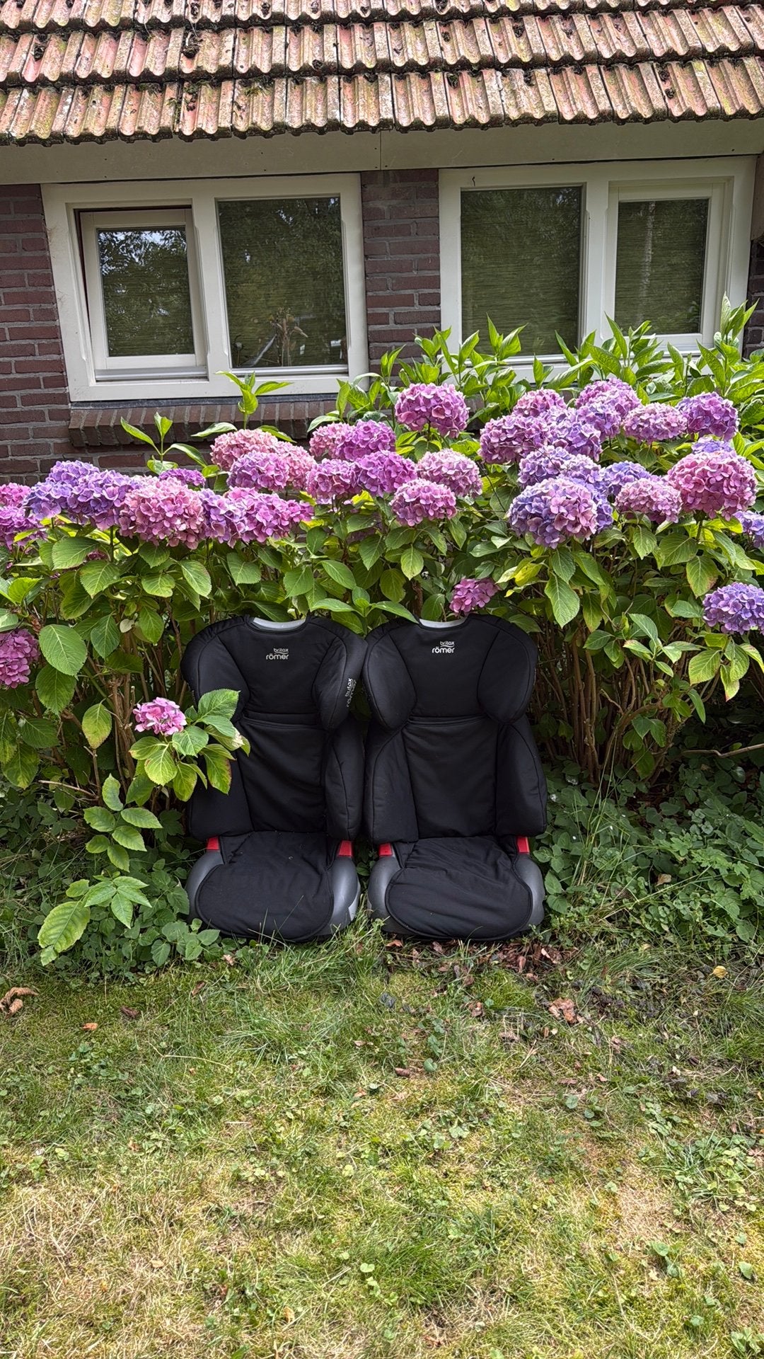 Twee britax römer autostoeltjes, Ophalen, Romer, Zijbescherming, 9 t/m 36 kg