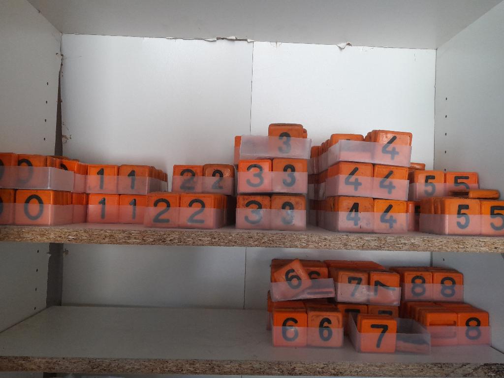 kokernummers, halsbandnummer, Dieren en Toebehoren, Ophalen of Verzenden, Gebruikt