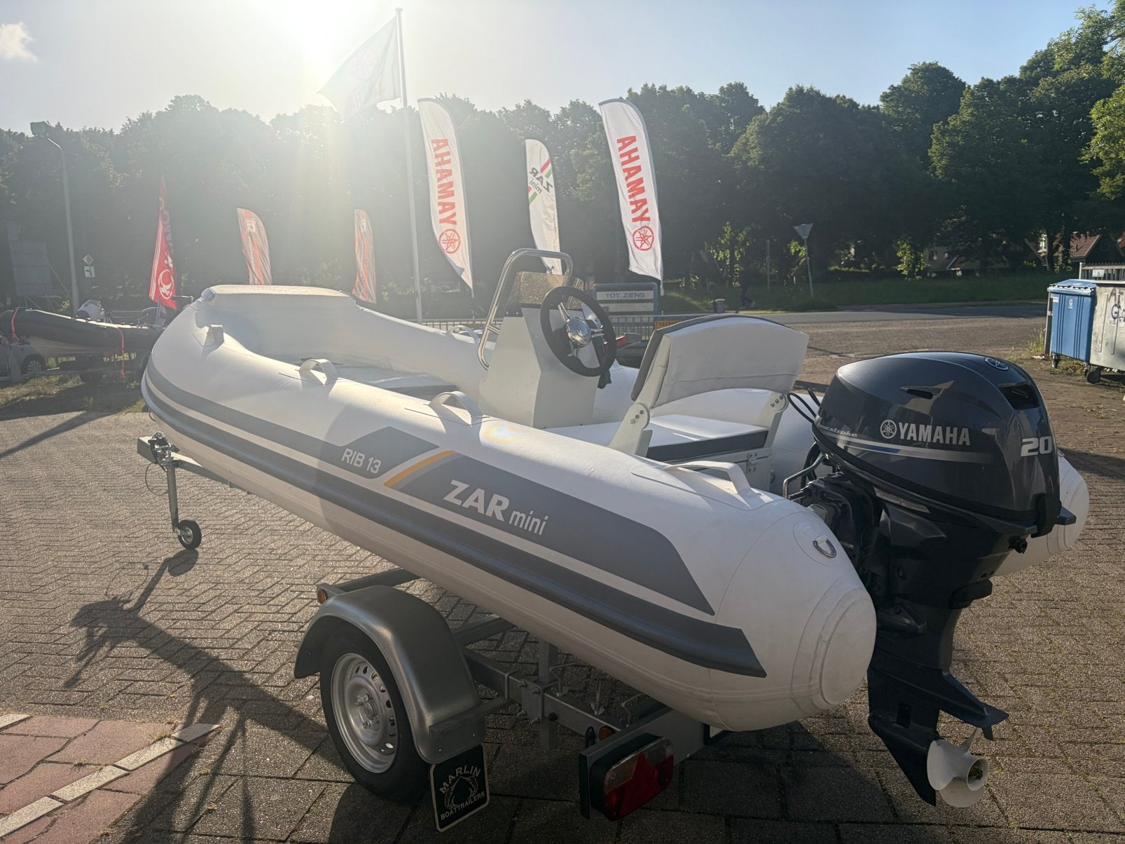 Diversen nieuwe Zar mini rib rubberboten.Met Yamaha motoren, Watersport en Boten, Rubberboten, ZAR Mini, Nieuw, Ophalen of Verzenden