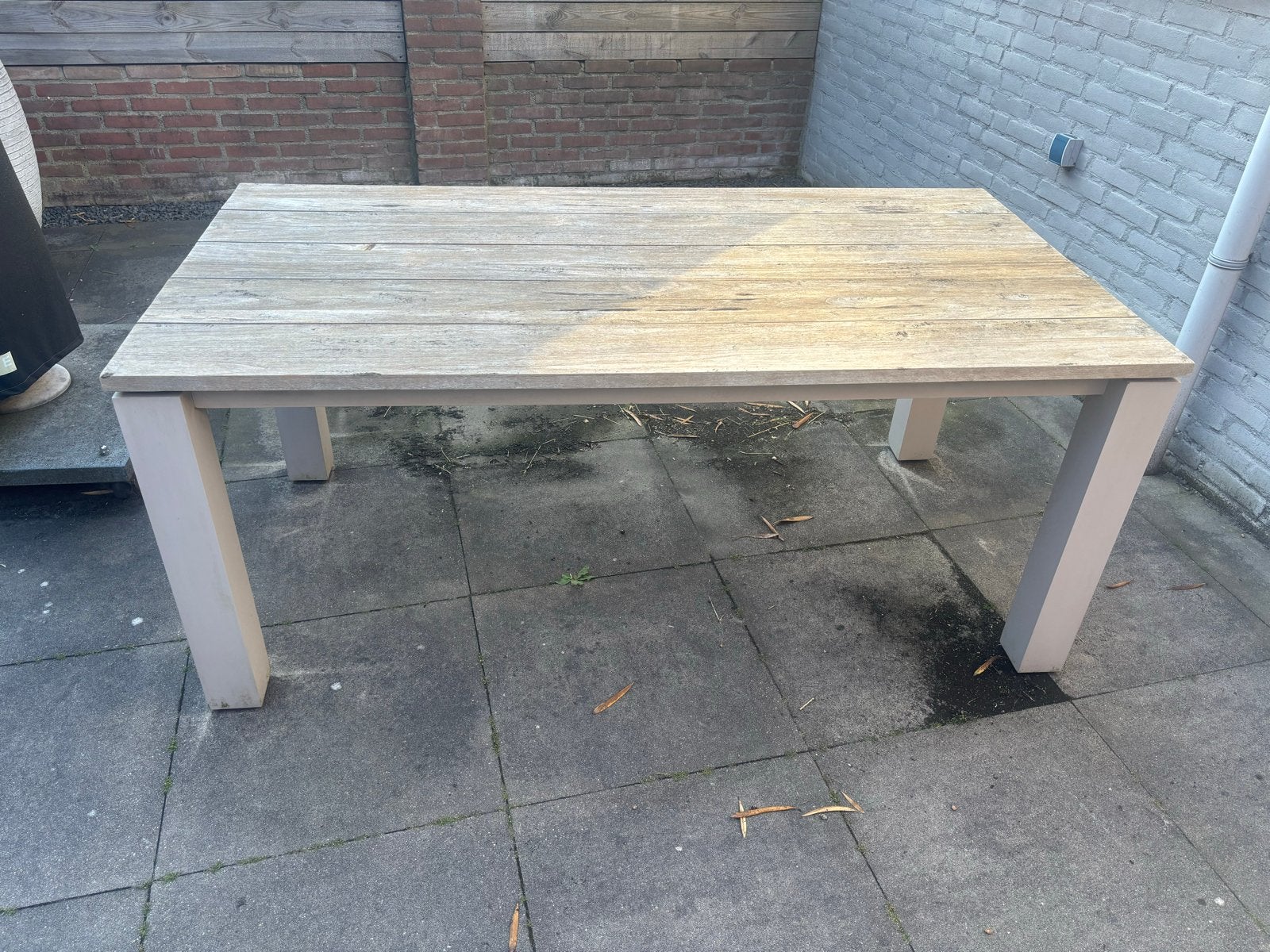 Life Outdoor tuintafel, Ophalen, Rechthoekig, Aluminium