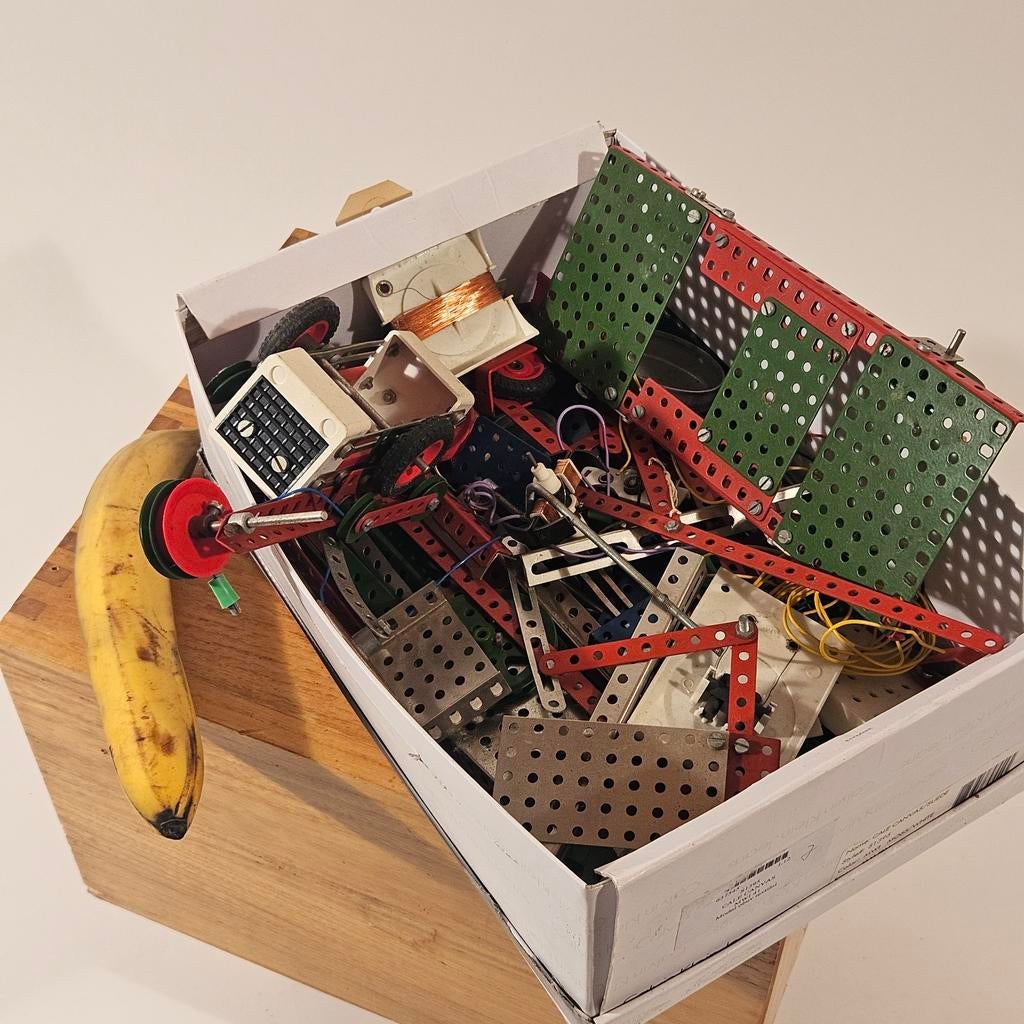 Mecano diverse artikelen - Bouw en knutselplezier, Gebruikt, Onbekend, Ophalen of Verzenden, Bouwen