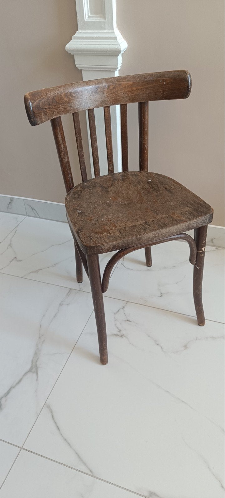 Vintage houten stoel, Antiek en Kunst, Ophalen