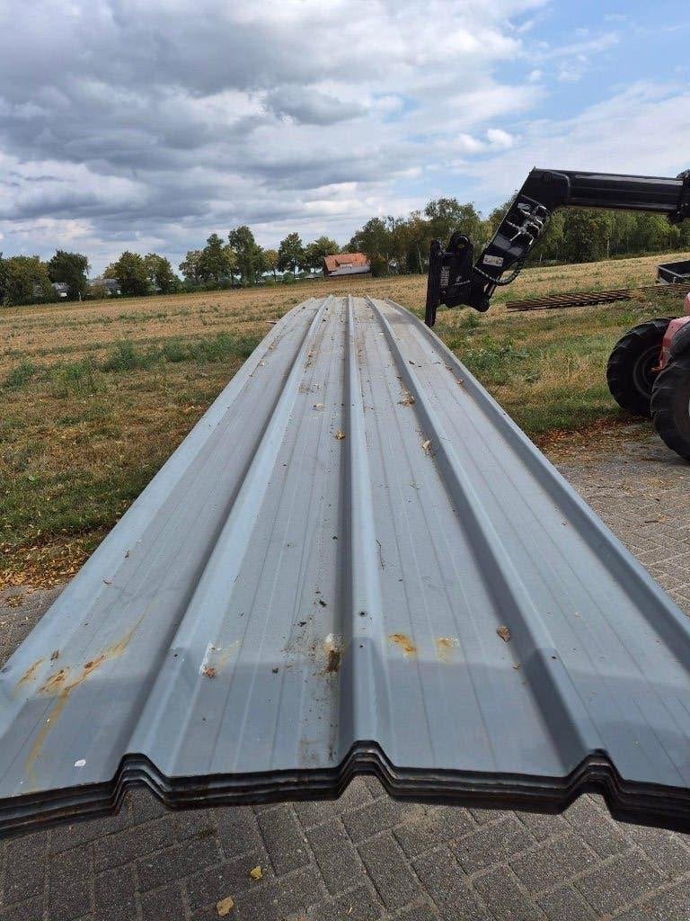 Damwandplaten, 5 tot 10 m², Zo goed als nieuw, Metaal, Grijs