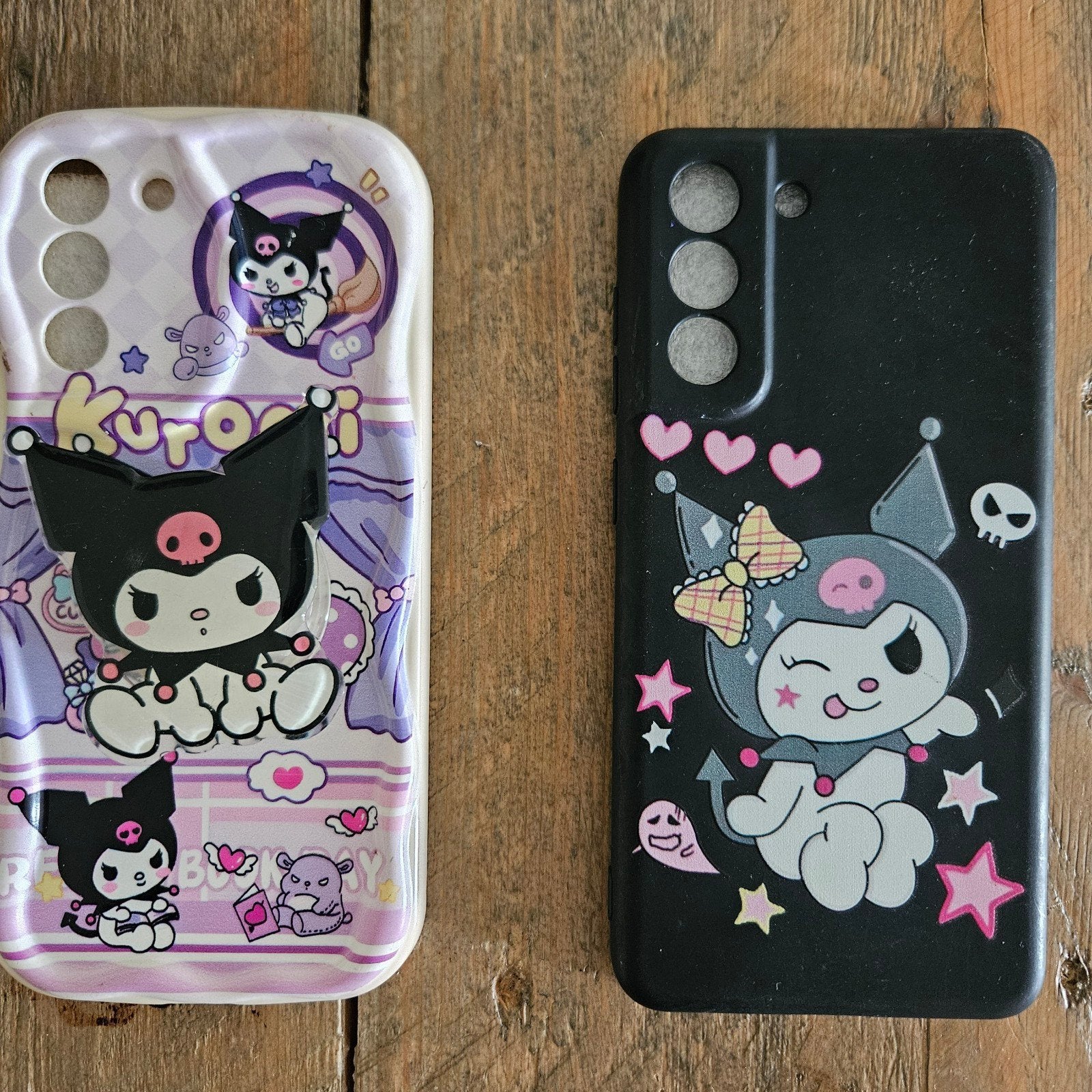 Sanrio Kuromi telefoon case Samsung S21, Ophalen of Verzenden, Zo goed als nieuw, Overige modellen, Frontje of Cover