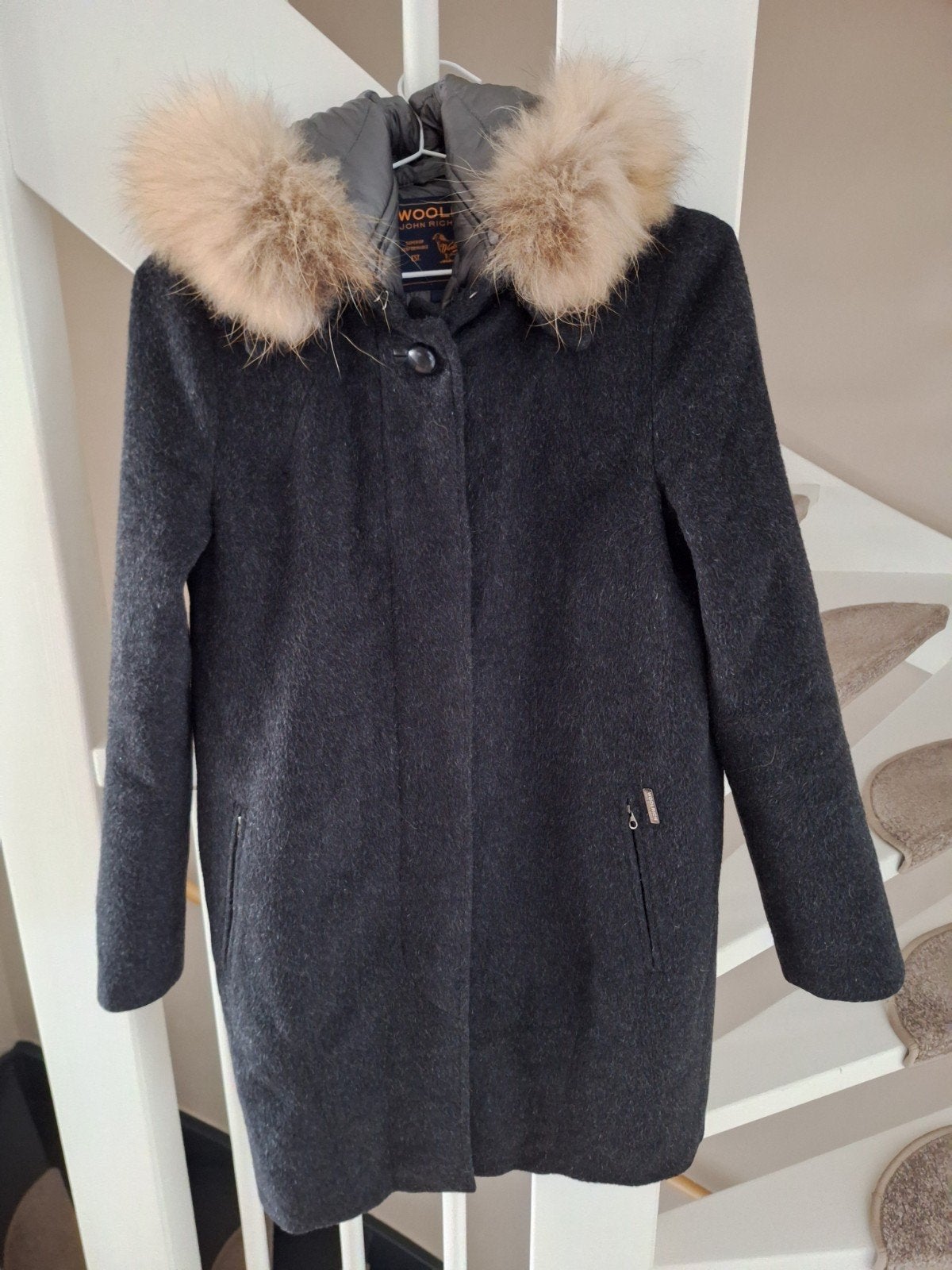 Woolrich winterjas (bodywarmer), Zwart, WOOLRICH, Ophalen of Verzenden, Zo goed als nieuw