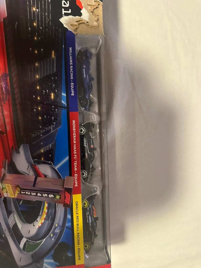 Hotwheels racebaan, Ophalen, Zo goed als nieuw, Elektrisch, Hot Wheels