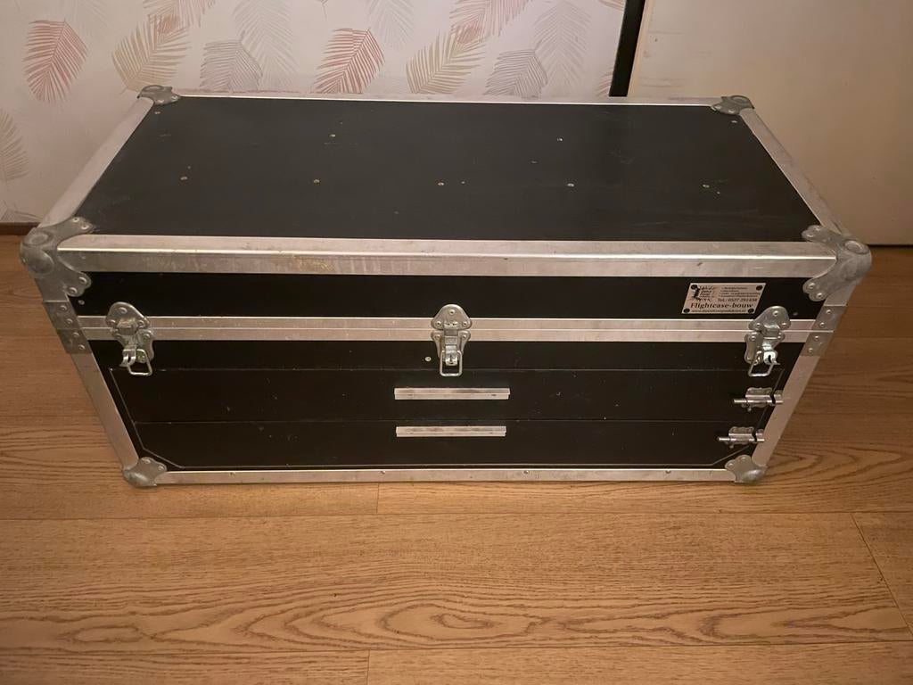 Flightcase met 2 lades inclusief voedingskabel c13 naar c14, Muziek en Instrumenten, Behuizingen en Koffers, Ophalen, Gebruikt