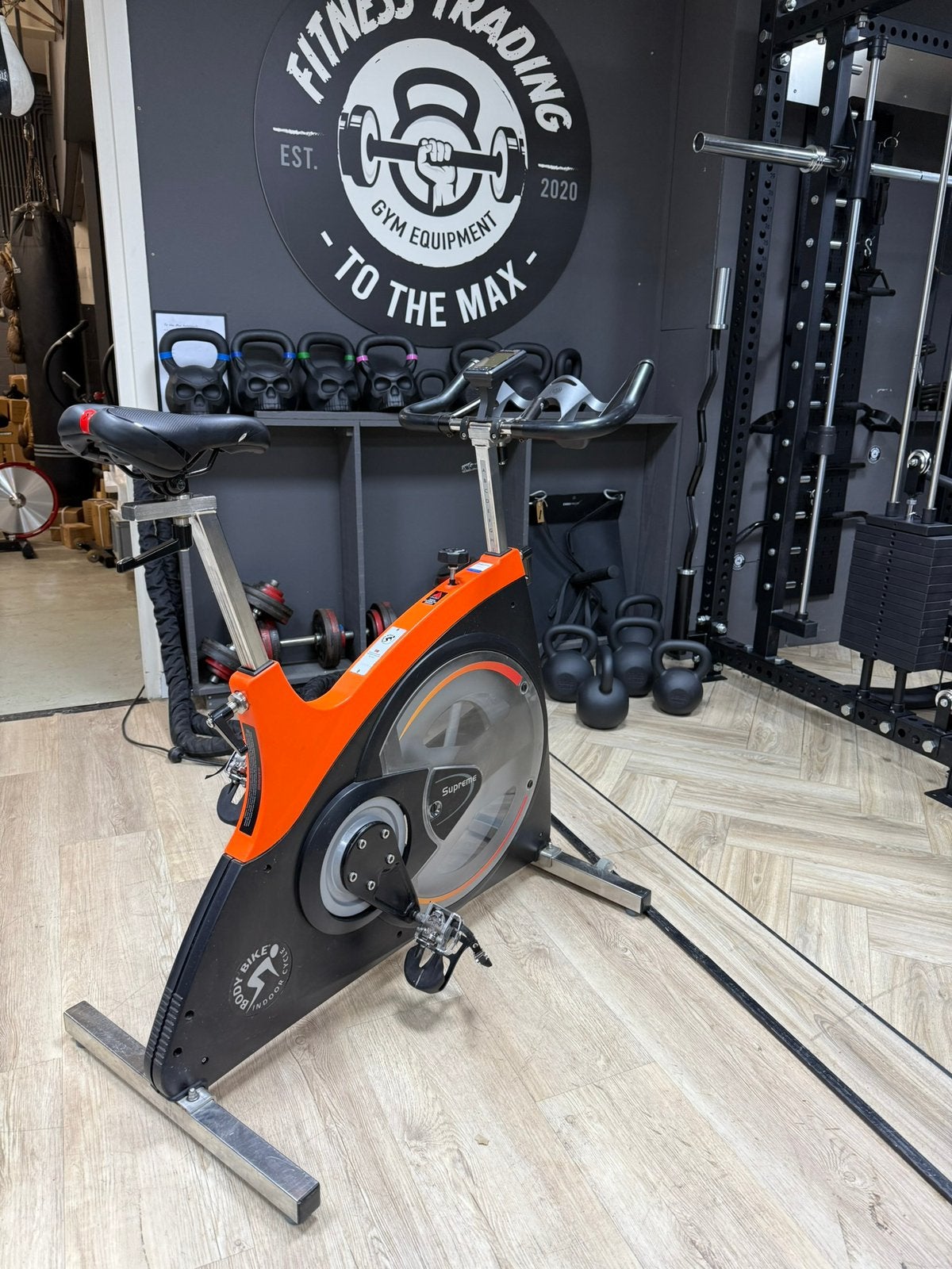BodyBike Performance oranje, met rpm/computer/console/ant+, Overige typen, Ophalen of Verzenden, ., Info@fitnesstradingtothemax.nl