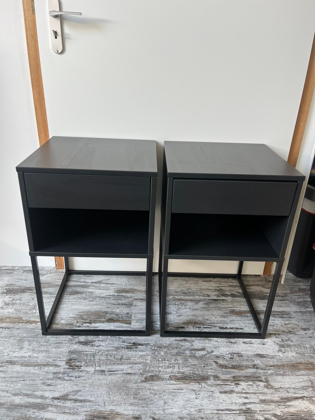 Ikea nachtkastjes, Ophalen, Zo goed als nieuw, Minder dan 45 cm
