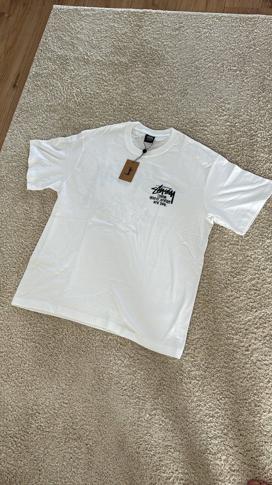 Stussy Dover Street Market New York T-shirt, Ophalen of Verzenden, Nieuw, Maat 56/58 (XL), Wit