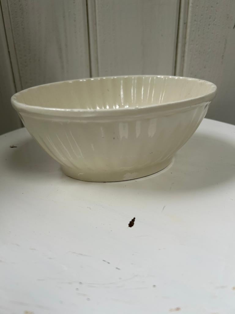 Brocante puddingvorm, crème, Ophalen of Verzenden