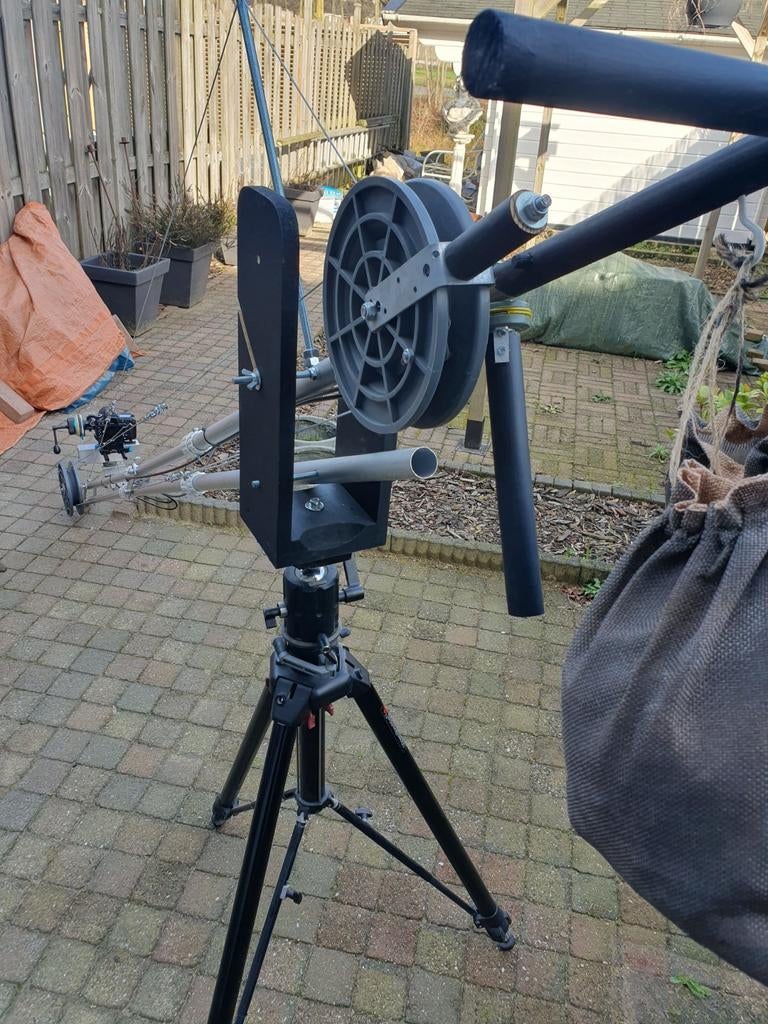 Camera Statief met Katrol Systeem voor Vloeiende Bewegingen, Ophalen