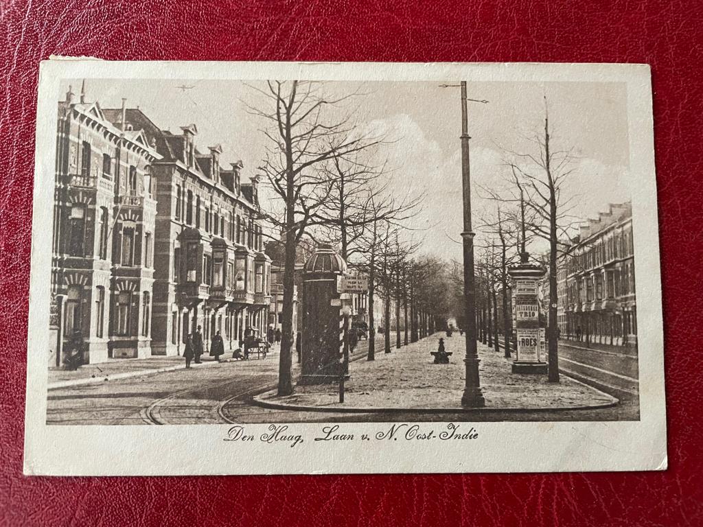 ansichtkaart van Den Haag ; Laan v. N. Oost-Indie., Verzenden, 1920 tot 1940, Zuid-Holland