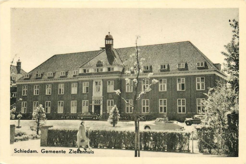 388-544-015 Schiedam Gemeente Ziekenhuis, Verzenden, Voor 1920, Zuid-Holland
