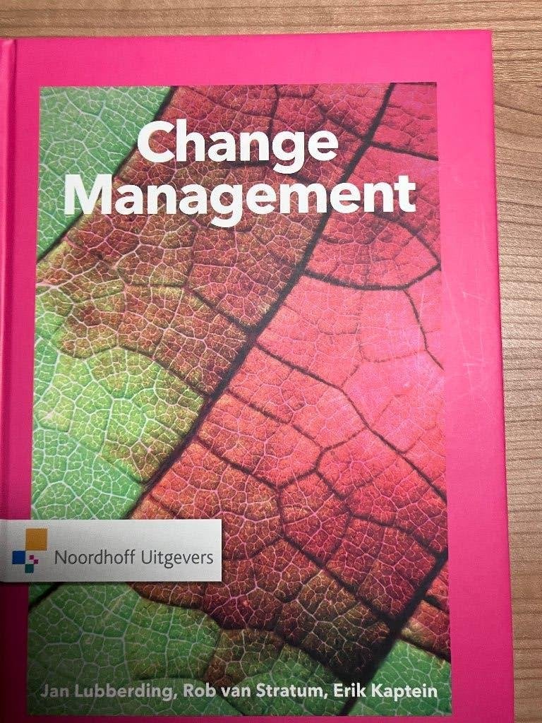 Change management, Zo goed als nieuw, Noordhoff Uitgevers, Beta, HBO