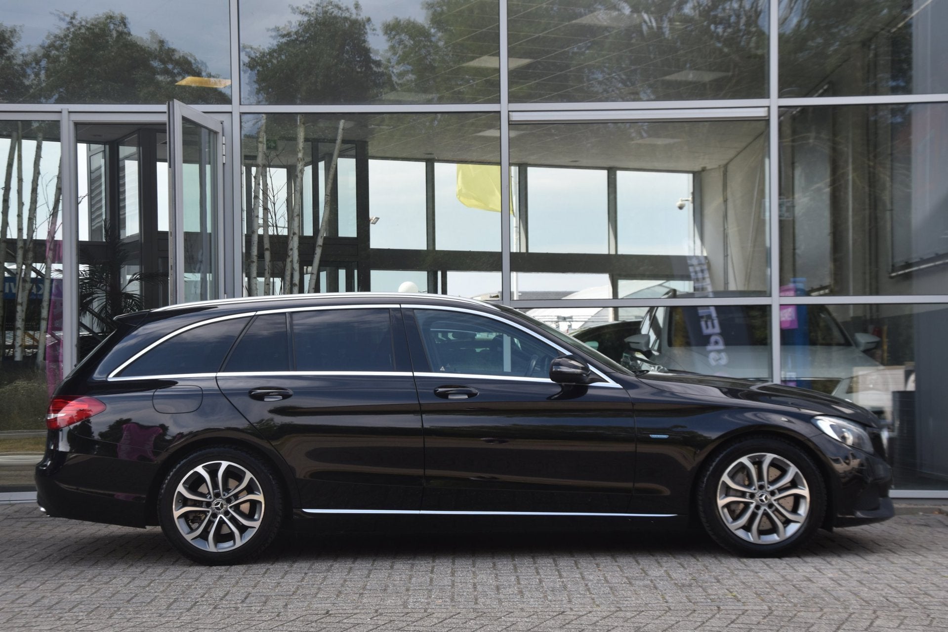 Mercedes-Benz C-klasse Estate 350 e Lease Edition Airco Lede, Auto's, Mercedes-Benz, Automaat, Achterwielaandrijving, Gebruikt