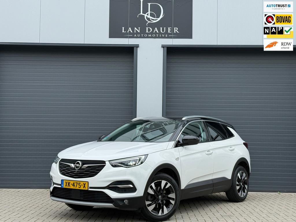 Opel Grandland X 1.2 Turbo Ultimate| CAMERA / AUTOMAAT / NAP, Auto's, Gebruikt, Euro 6, 1199 cc, Wit