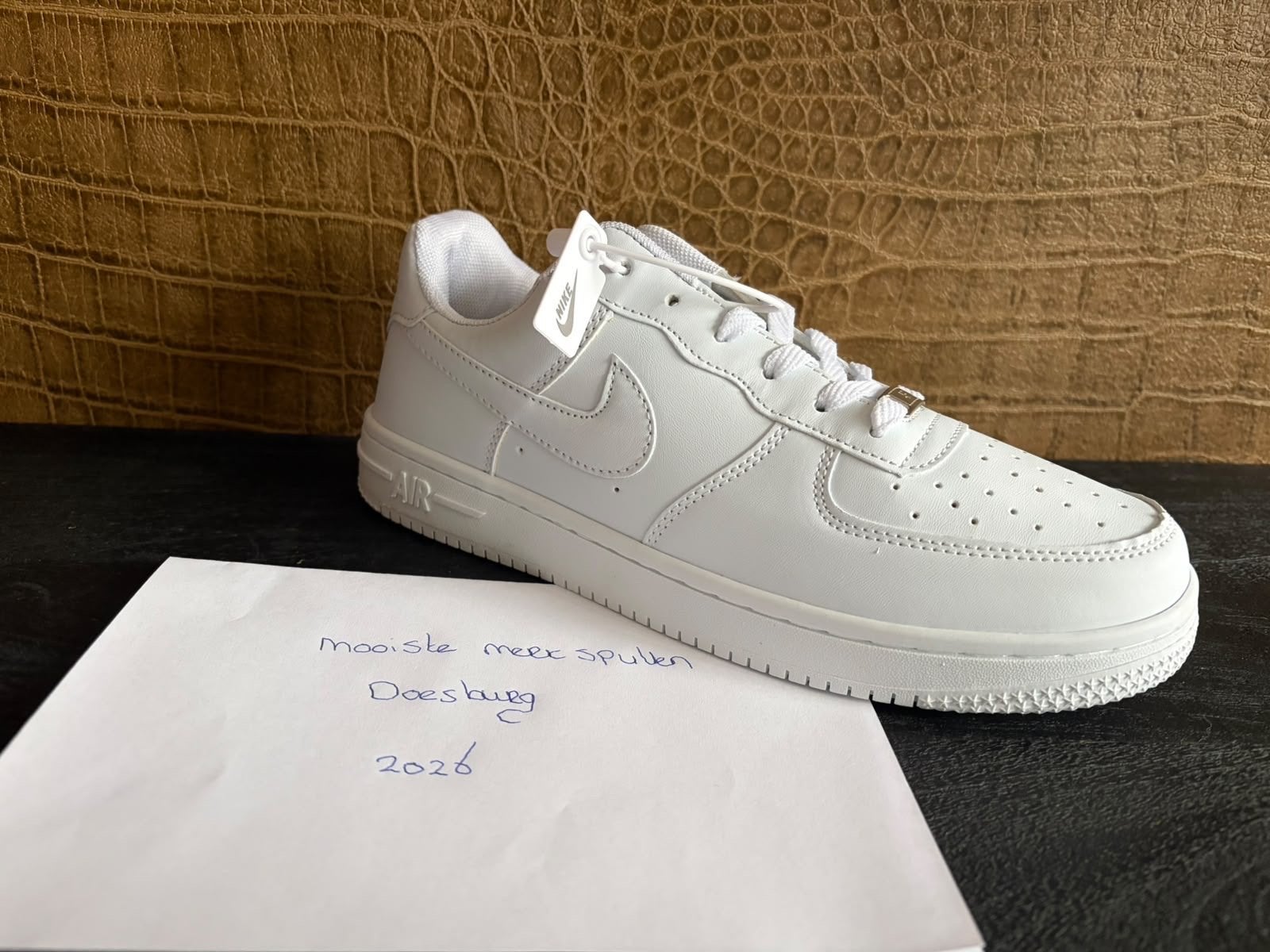 Nike Air Force 1 Sneakers - Wit - Nieuw, Ophalen of Verzenden, Nieuw, Wit, Sneakers of Gympen
