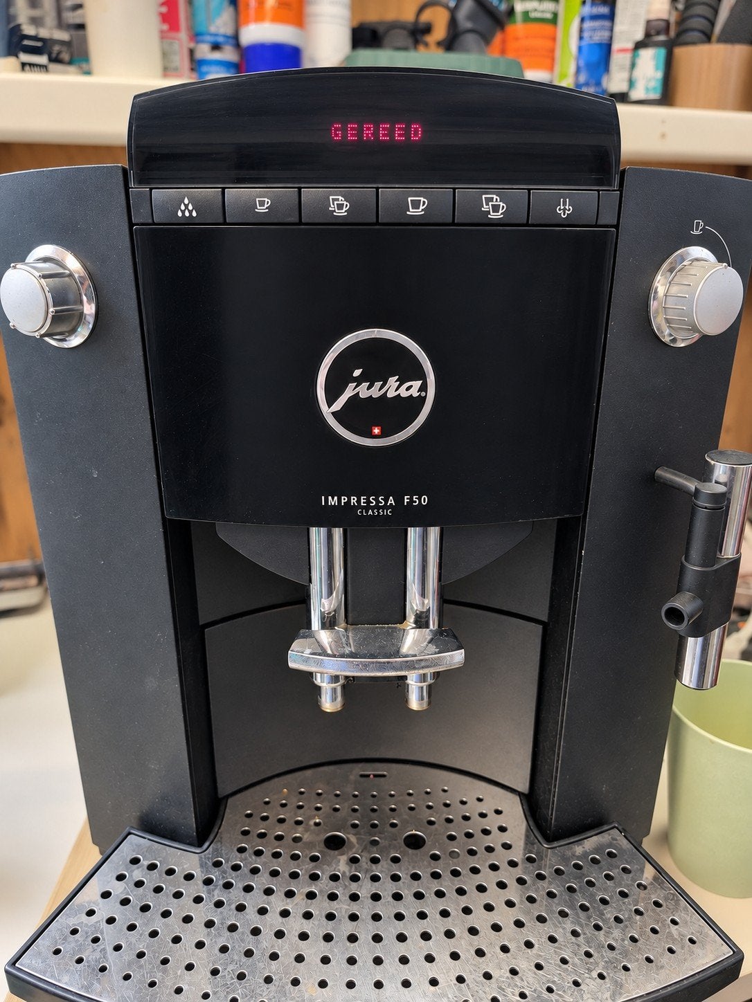 Jura impressa F50, Ophalen, Koffiebonen, 2 tot 4 kopjes, Afneembaar waterreservoir