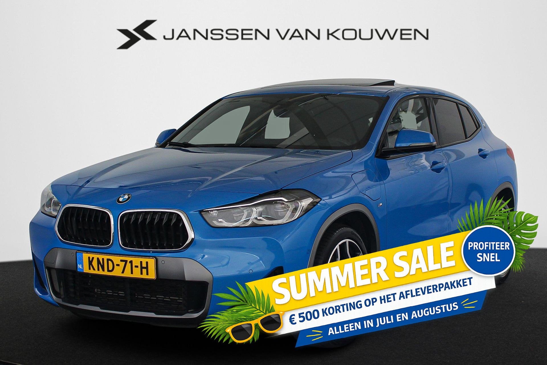 BMW X2 xDrive25e M Sport Panoramadak Harman Kardon Memory He, Auto's, BMW, Automaat, X2, Gebruikt, Blauw
