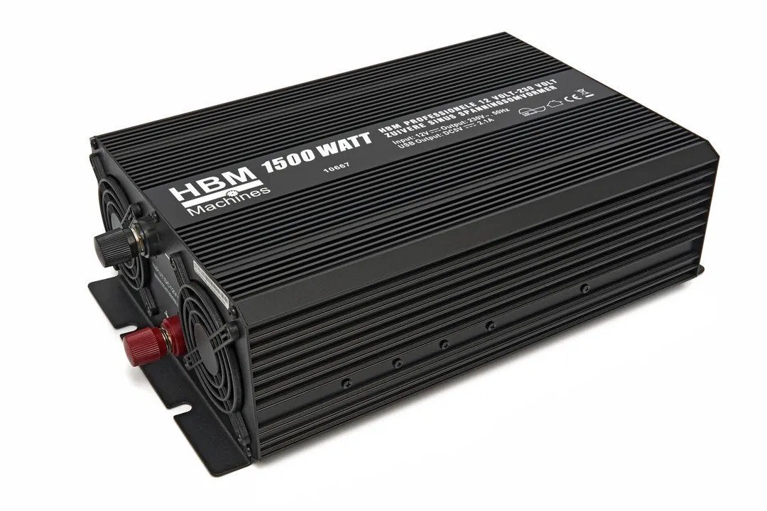 HBM Professionele 12 Volt – 230 Volt  Spanningsomvormer, Ophalen of Verzenden, Nieuw