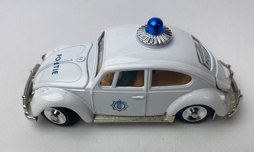 Corgi 1:44 Volkswagen Kever wit Politie NL, Corgi Toys No492, Hobby en Vrije tijd, Modelauto's | 1:43, Corgi, -, Nieuw, Ophalen of Verzenden