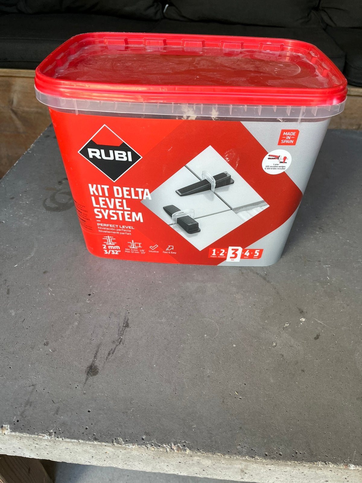 Rubi Delta levelsysteem voor tegels, Ophalen, Zo goed als nieuw, Gereedschapsset, Rubi
