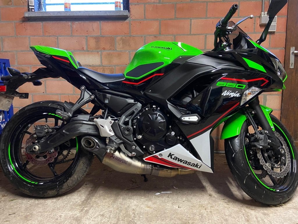 Ninja Kawasaki 650, 2 cilinders, Gebruikt, Meer dan 35 kW, Handgeschakeld