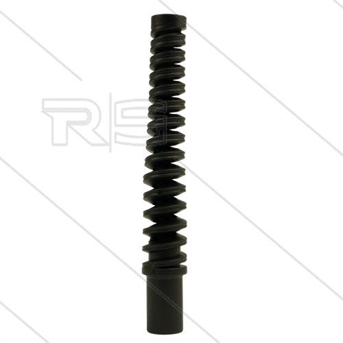 Knikbeschermer spiraal 1/4" zwart, Verzenden