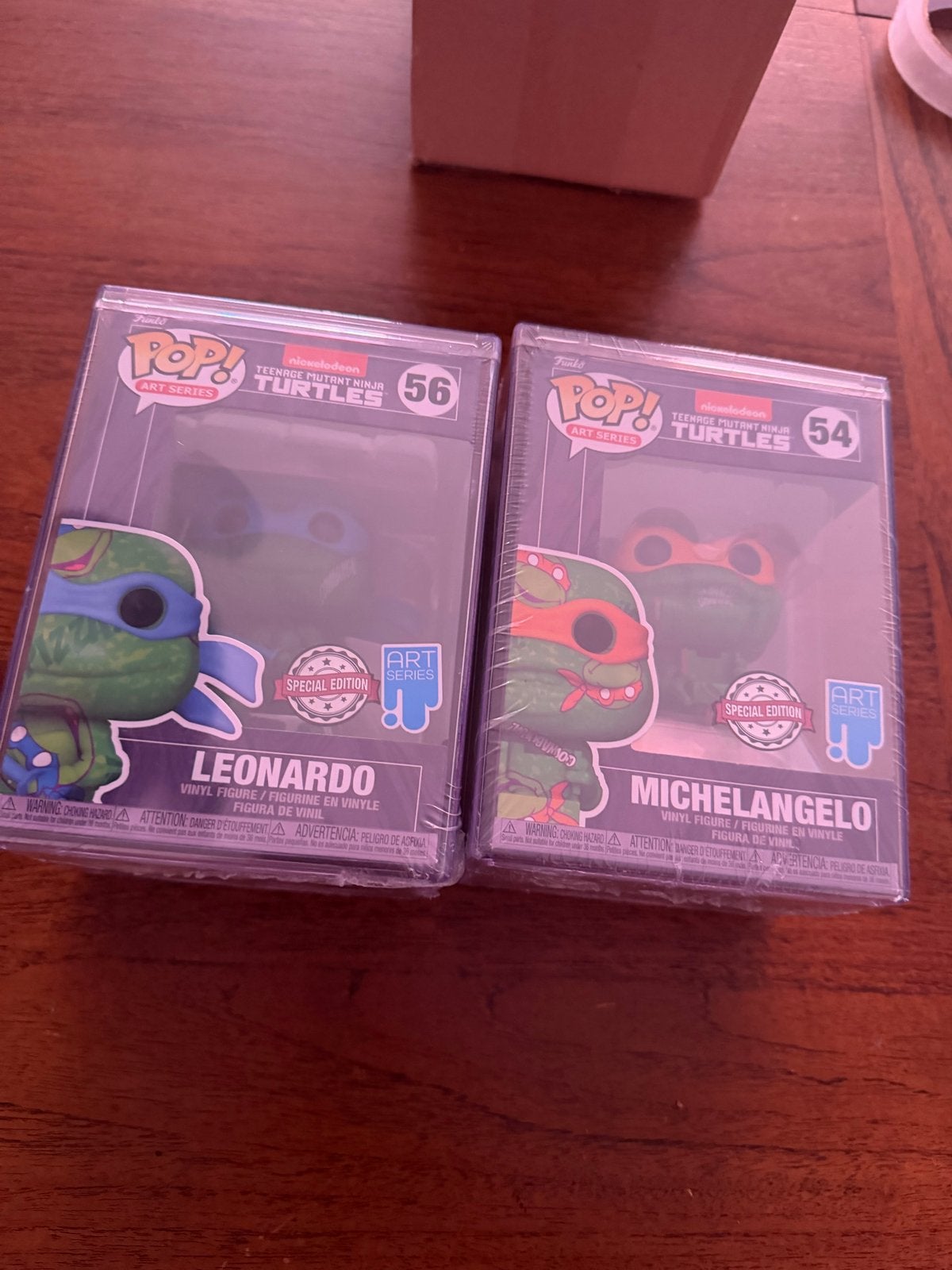 Funko Pop! Teenage Mutant Ninja Turtles Leonard & Michelango, Verzamelen, Ophalen of Verzenden, Nieuw