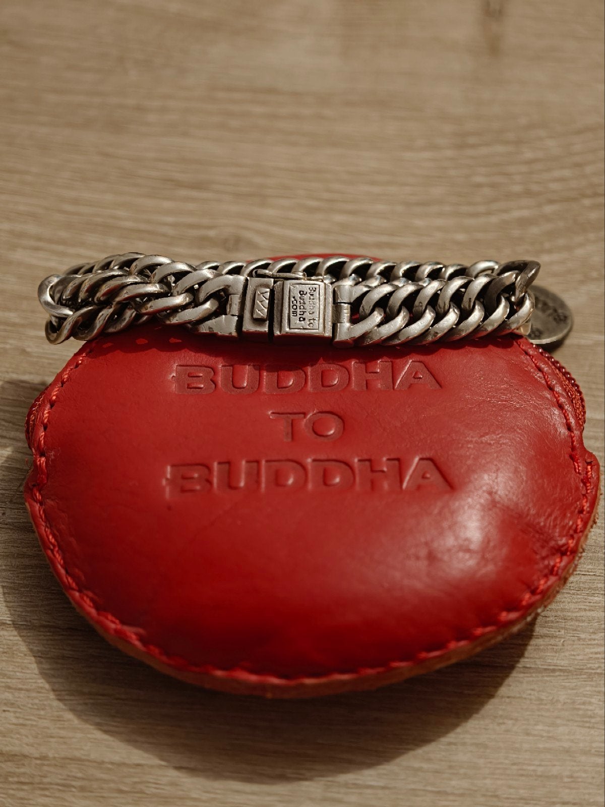 Orginele buddha to buddha armband, Ophalen of Verzenden, Gebruikt, Zilver, Zilver