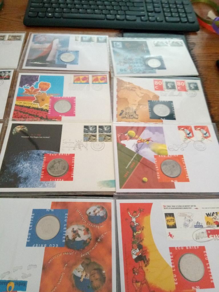 ecu brief, Postzegels en Munten, Ophalen of Verzenden, Brief