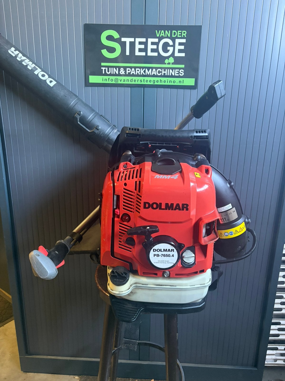Dolmar bladblazer 7650, Tuin en Terras, Ophalen, Zo goed als nieuw, Benzine