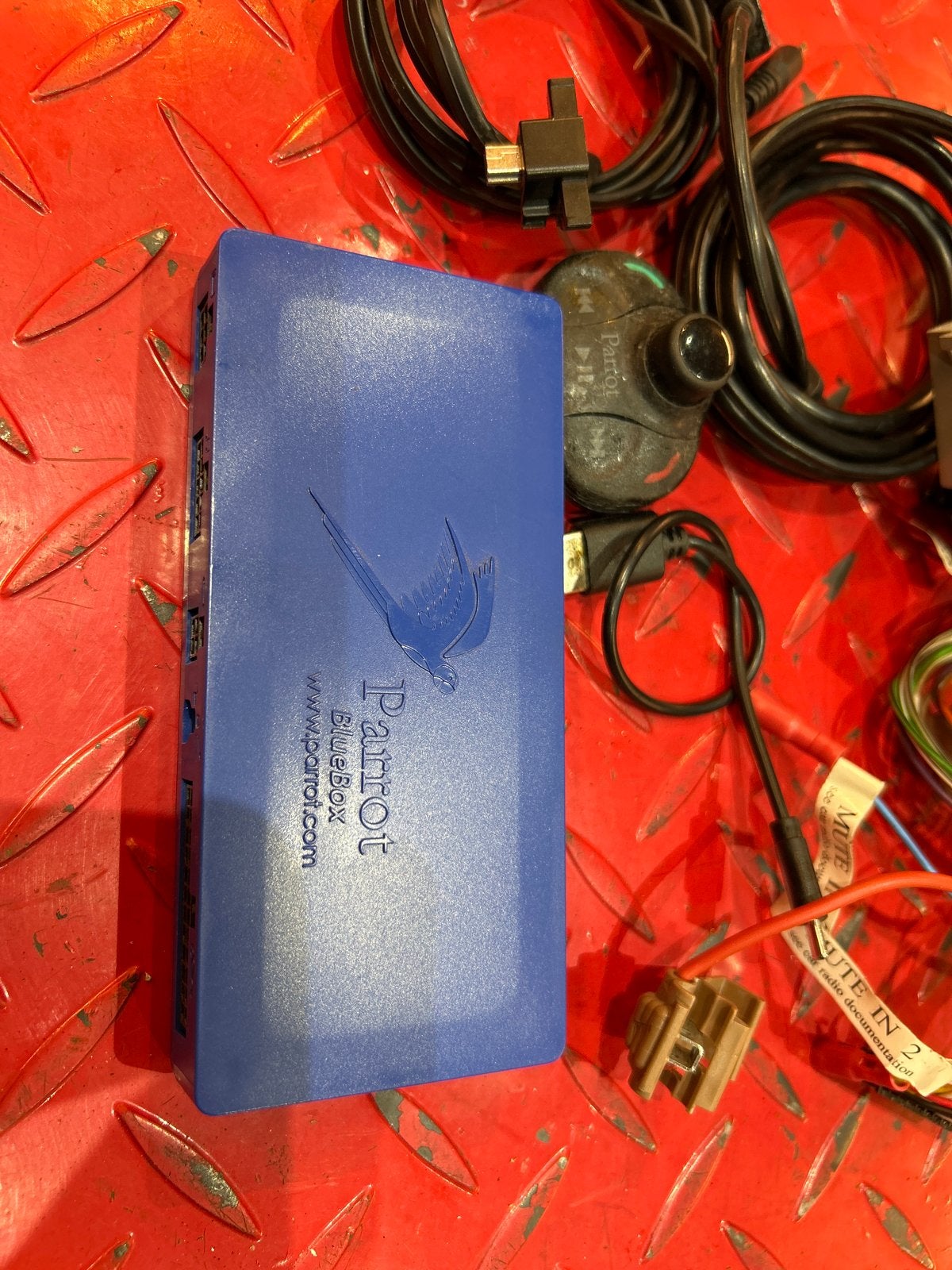 Parrot Bluebox MKi9200 Bluetooth Carkit, Ophalen of Verzenden, Gebruikt