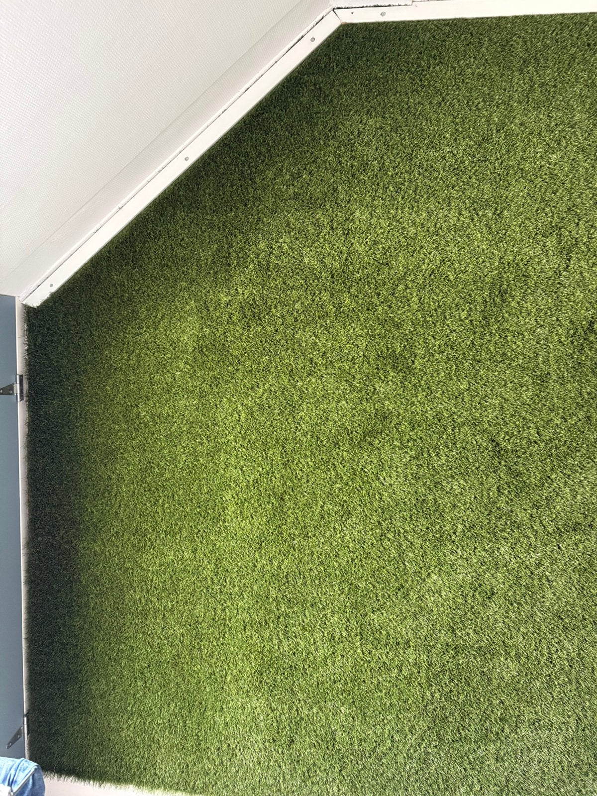 Kunstgras (muur)bekleding, Ophalen, Zo goed als nieuw